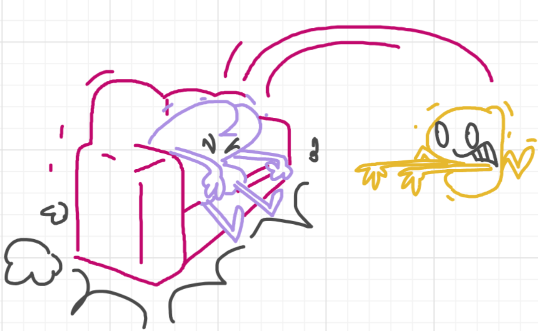 A panel from I've Been Everywhere, Man, episode nine of the Board Boards object show by Furretwalk/WalkingFurret.